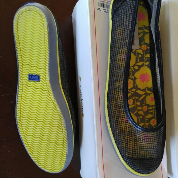 Nanette Lepore by Keds mesh black flat sneaker - Picture 2 of 4